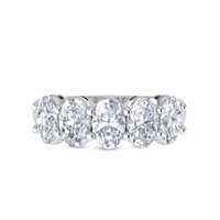 Ring Ama Woman in White Gold Diamante Lab Grown 1.68 Ct AN-304 - AN-304